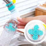 Universal Splash Filter Faucet, Universal Home Kitchen Faucet Water Purifier Faucet Filter Anti-Splash For Kitchen - Top-Down View