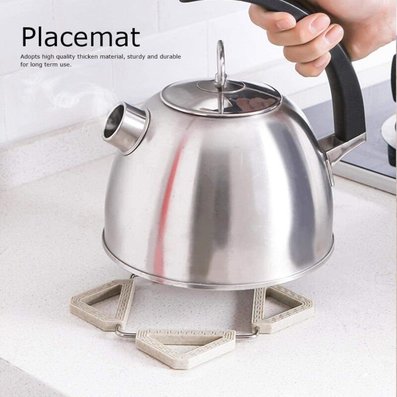 Silicone Trivet, Stretchable Heat Resistant Kitchen Accessories Silicone Placemat For Kitchen Countertop For Pot, Bowl,