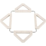 Silicone Trivet, Stretchable Heat Resistant Kitchen Accessories Silicone Placemat For Kitchen Countertop For Pot, Bowl, - Top-Down View