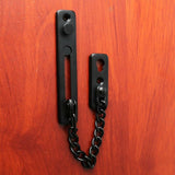 Security Door Chain Narrow Door Limiter Spring Loaded Anti-Theft Door Lock With Screws For Home Internal Door,