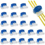 20 pcs Resin Filled Cable Connectors 3 Pole Terminal Blocks For RObotic Lawn Mowers