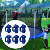 Trampoline Enclosure Diameter Parts, Trampoline Safety Net Brackets, Trampoline Accessories, Fits 2.5-2.8Cm Diameter - Top-Down View