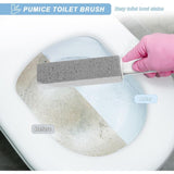 4 Pieces Cleaning Stone With Handle Cleaner, Pumice Stone Cleaning Brush, For Toilet, Kitchen, Bathroom, Pool And Home - Side View