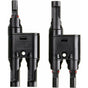 H- 1X Pair Of Solar Panel Connector (1 To 2 Branches), Mc4 Durable And Saving For Family