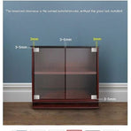 Pair / Frameless Glass Door Hinge Wine Cabinet Showcase Glass Door Hinge Side Mounted Embedded (Silver)
