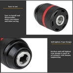 Keyless Drill Chuck, Drill Chuck, Cordless Drill Chuck, 1/2-20Unf 2-13Mm Mount Keyless Hand Drill Chuck Self-Tightening
