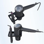 Hair Dryer & Hair Straightener Holders, Universal Wall Mount Organizer Accessories