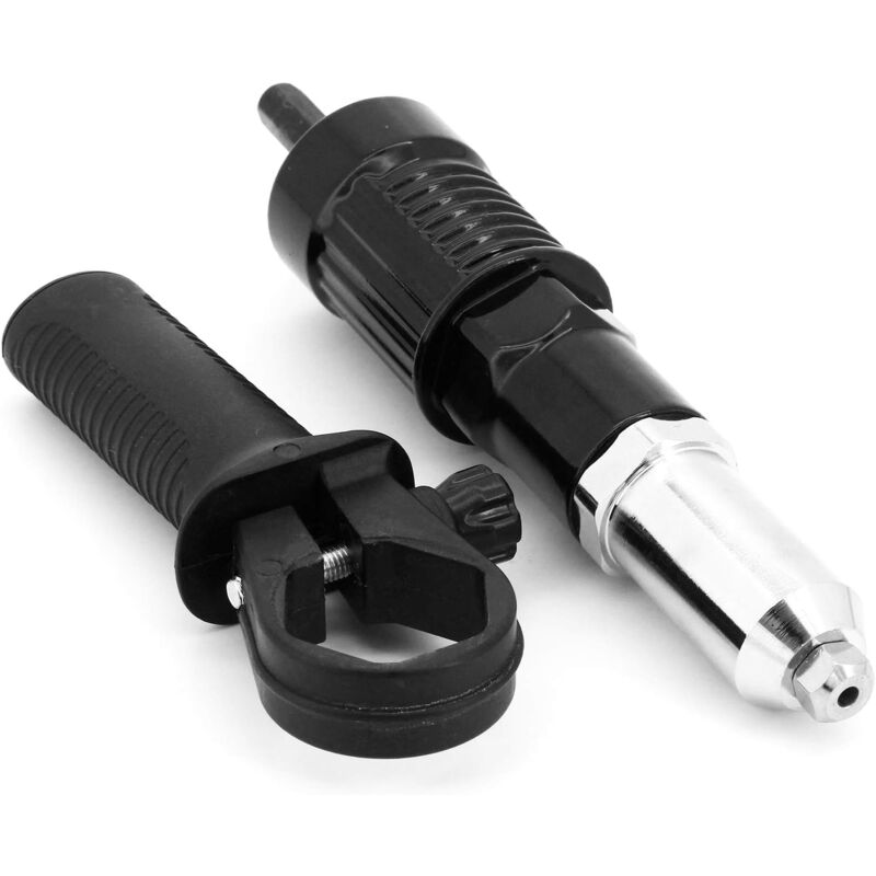 Riveter Adapter, Rivet Gun Adapter Kit For Cordless Electric Drill, Electric Rivet Gun Riveting Tool