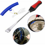 Spoons Tire Lever Tool 3 Spoons Pneumatic Tool Lever With 3 Rim Protectors For Car Motorcycle Accessory - Side View