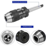 Self-Tightening Drill Chuck Mt2-B16 1-16Mm Mk Taper Chuck For Cnc Lathe Drill - Top-Down View