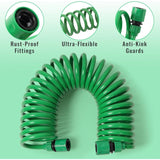 10M Flexible Garden Hose For Garden Shower, Expandable Garden Hose For Garden Watering, Pet, Car Washing. - Side View