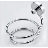 Wall Mounted Hair Dryer Holder, 304 Stainless Steel Hair Dryer Storage/Holder, Bathroom Accessories - Side View