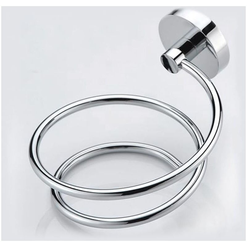 Wall Mounted Hair Dryer Holder, 304 Stainless Steel Hair Dryer Storage/Holder, Bathroom Accessories