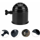 Trailer Hitch Ball Cover, 50Mm Universal Hitch Ball Cap Tow Ball Cover Trailer Hitch Ball Protective Cover, Black - Side View