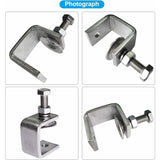 3 pcs 65Mm Heavy Duty 304 Stainless Steel C-Clamps, For Clamps, Pliers And Turnbuckles, Woodworking Tools, Diy & Auto - Side View
