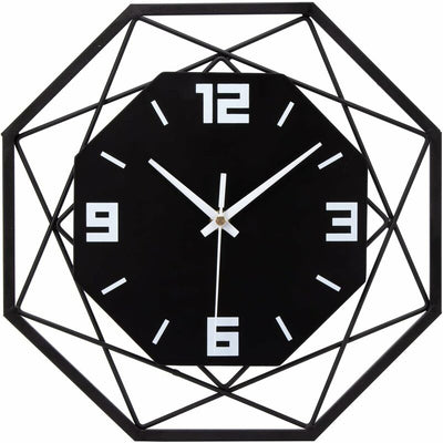 Wall Clock Wood Metal 30Cm Silent Non Ticking Wall Clock Living ROom Bedroom Kitchen Office Large Wall Clock Modern