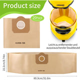 Vacuum Cleaner Bags, 20 Pack Upright Vacuum Cleaner Bags, Paper Filter Bags, For Karcher 6.959-130.0