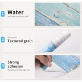Self Adhesive Vinyl Wallpaper For Furniture Countertop Wood Grain Pattern Decorative Sticker,0.45*6M - Front View