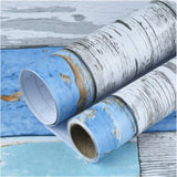 Self Adhesive Vinyl Wallpaper For Furniture Countertop Wood Grain Pattern Decorative Sticker,0.45*6M - Side View