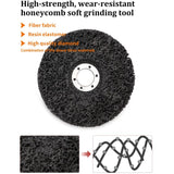 5 pcs Grinding Disc, 125 X 22 Mm, Abrasive Disc For Angle Grinder, Csd Abrasive Cleaning Disc Coarse Cleaning Discs For - Top-Down View