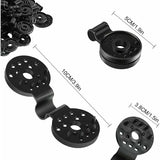 50 pcs Practical Heavy Duty Fixing Clip For Privacy Screen Fabric Sunshade In Greenhouse - Front View