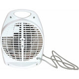 Electric Fan Heater, Electric Stove, 1000W / 2000W, Hot Air Thermo Convector 2 Powers Intuitive Button, Silent, Portable - Top-Down View