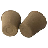 50 Pack ROund Fiber Pot 6X6Cm Seedling Pot Starter Pots Kits Gardening Pot For Seeds Plants - Top-Down View