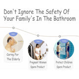 Non-Slip Bath Mat Shower Mat With Foot Massage, Environmentally Friendly Pvc Anti-Mold Bathroom Bathtub Mat Floor - Front View