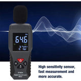 Sound Level Meter Smart Sensor Sound Level Meter Sound Level Recorder Noise Tester Digital Audio Sound Meter, Measuring - Side View