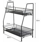 Spice Rack 2 Layer Metal Spice Rack Large Vertical Spice Rack