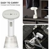 Portable Travel Vertical Steamer, 230Ml, 1200W Handy Steam Iron Fast Heat-Up, 18G/Min Steam, For Clothes, Curtains, - Front View
