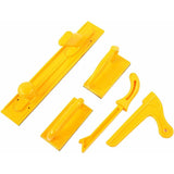 Safety Push Block Safety Push Stick 5 pcs Safety Push Block And Stick Pack Woodworking ROuter Table Tools - Front View
