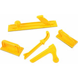 Safety Push Block Safety Push Stick 5 pcs Safety Push Block And Stick Pack Woodworking ROuter Table Tools - Top-Down View