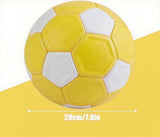 Curved ball for outdoor sports, 20 cm - fun - curved ball - perfect for children - yellow, new - new 2025