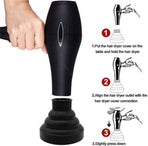 Universal Hair Dryer Diffuser Nozzle - Universal Silicone for Curls, Universal for Brushes