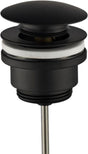 Bouchon de vidange de luxe Click 1¼ "noir matt