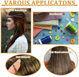 Microring Loop - Microring Needle 4 pieces - hair extensions - threading - beads - Top-Down View
