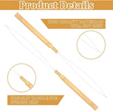 Microring Loop - Microring Needle 4 pieces - hair extensions - threading - beads - 45-Degree Angle