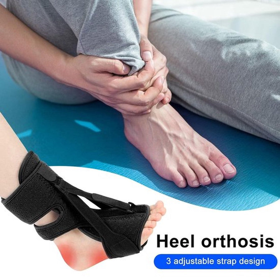 Night splint - Heel spur - Heel spur orthosis - Achilles tendon orthosis - Splint - Strasbourg sock - Achilles tendon - Extra support - Blauw
