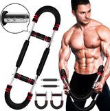 Arm Trainer - U-Shaped Twister - Adjustable Chest Enlarger with 3 Resistance Levels - Detachable Fitness Chest Enlarger - Portable Arm, Chest, and Shoulder Trainer