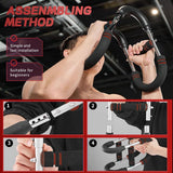 Arm Trainer - U-Shaped Twister - Adjustable Chest Enlarger with 3 Resistance Levels - Detachable Fitness Chest Enlarger - Portable Arm, Chest, and Shoulder Trainer