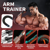 Arm Trainer - U-Shaped Twister - Adjustable Chest Enlarger with 3 Resistance Levels - Detachable Fitness Chest Enlarger - Portable Arm, Chest, and Shoulder Trainer