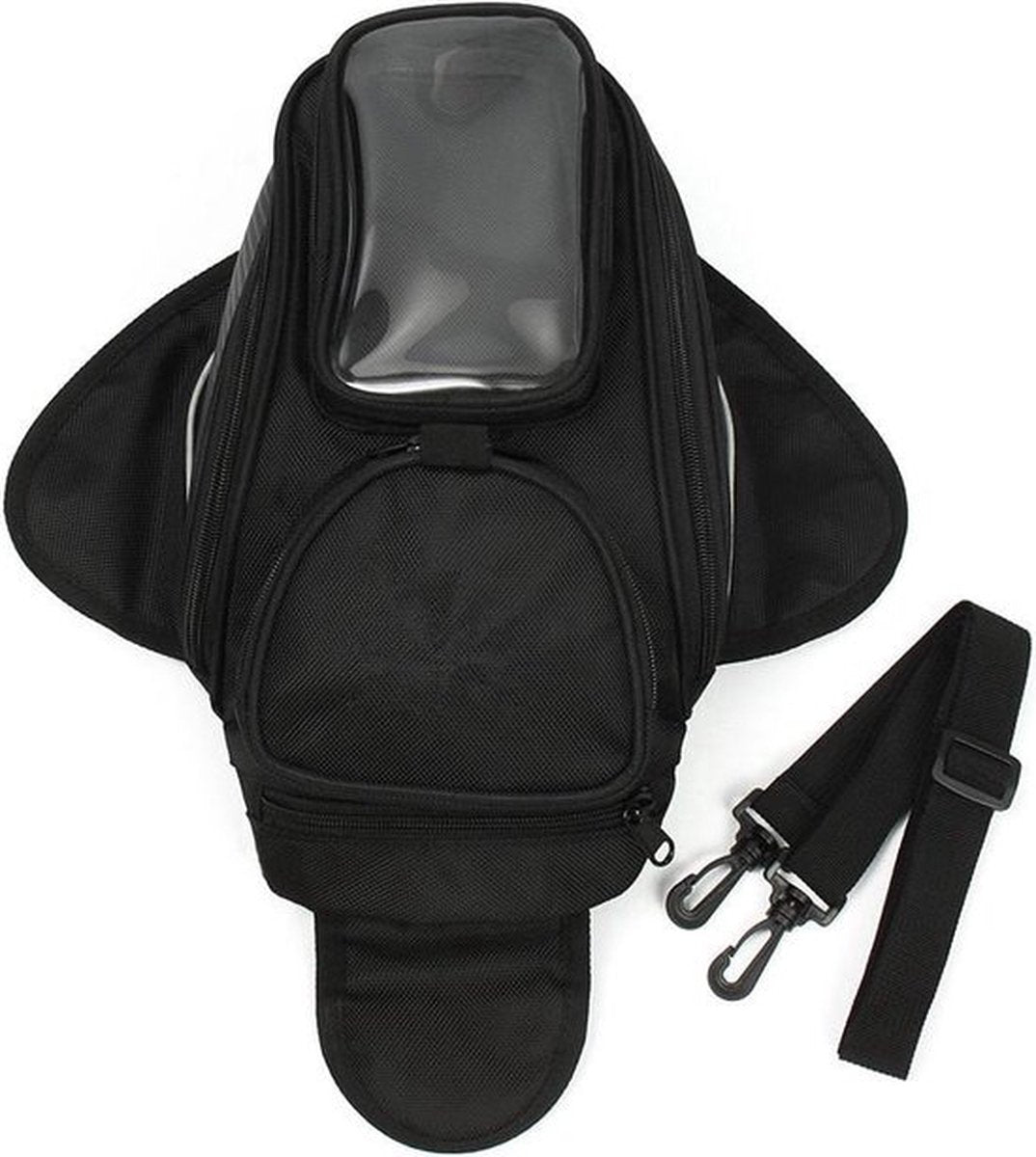 Black Phone Handlebar Tank Bag