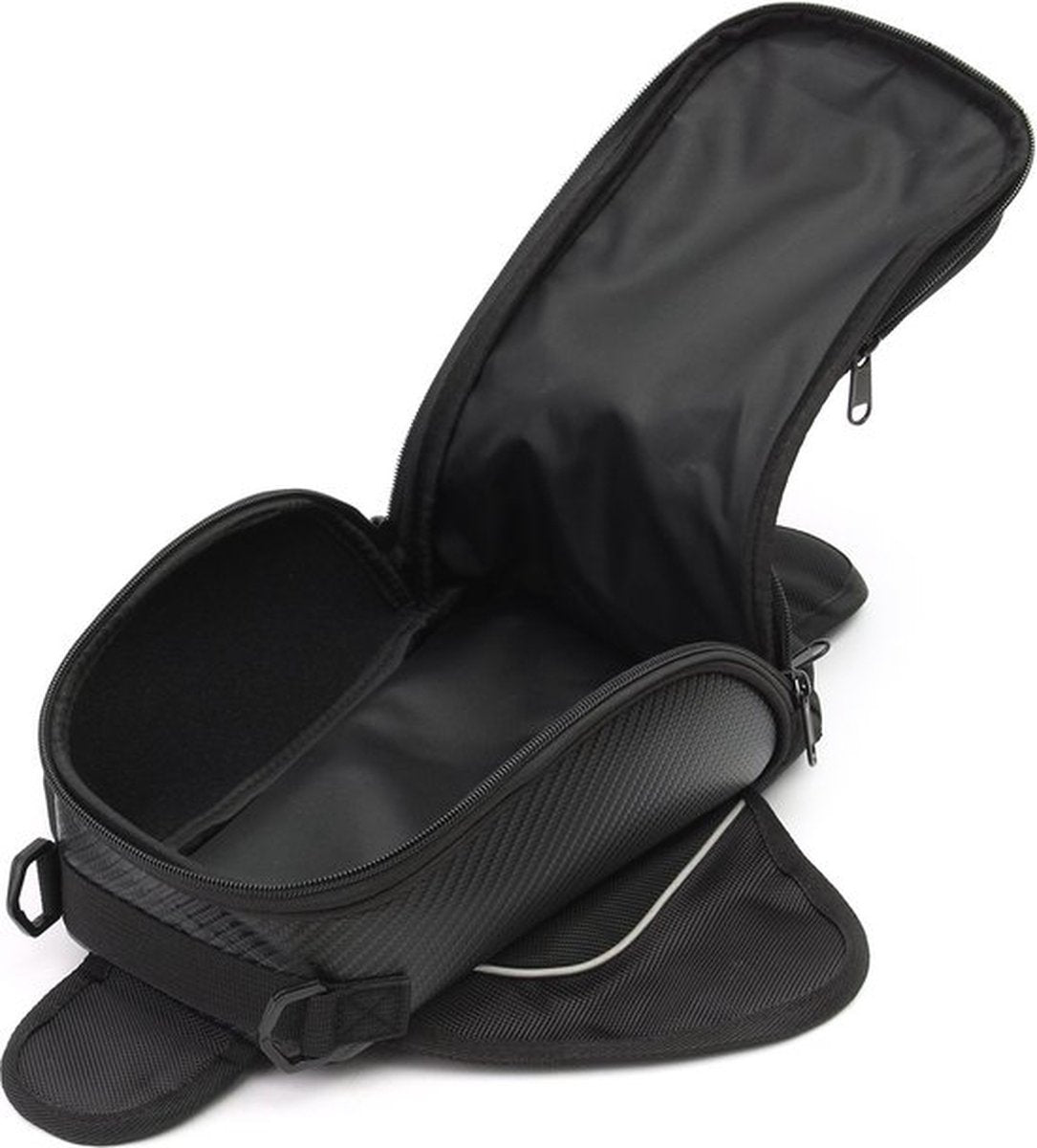 Black Phone Handlebar Tank Bag