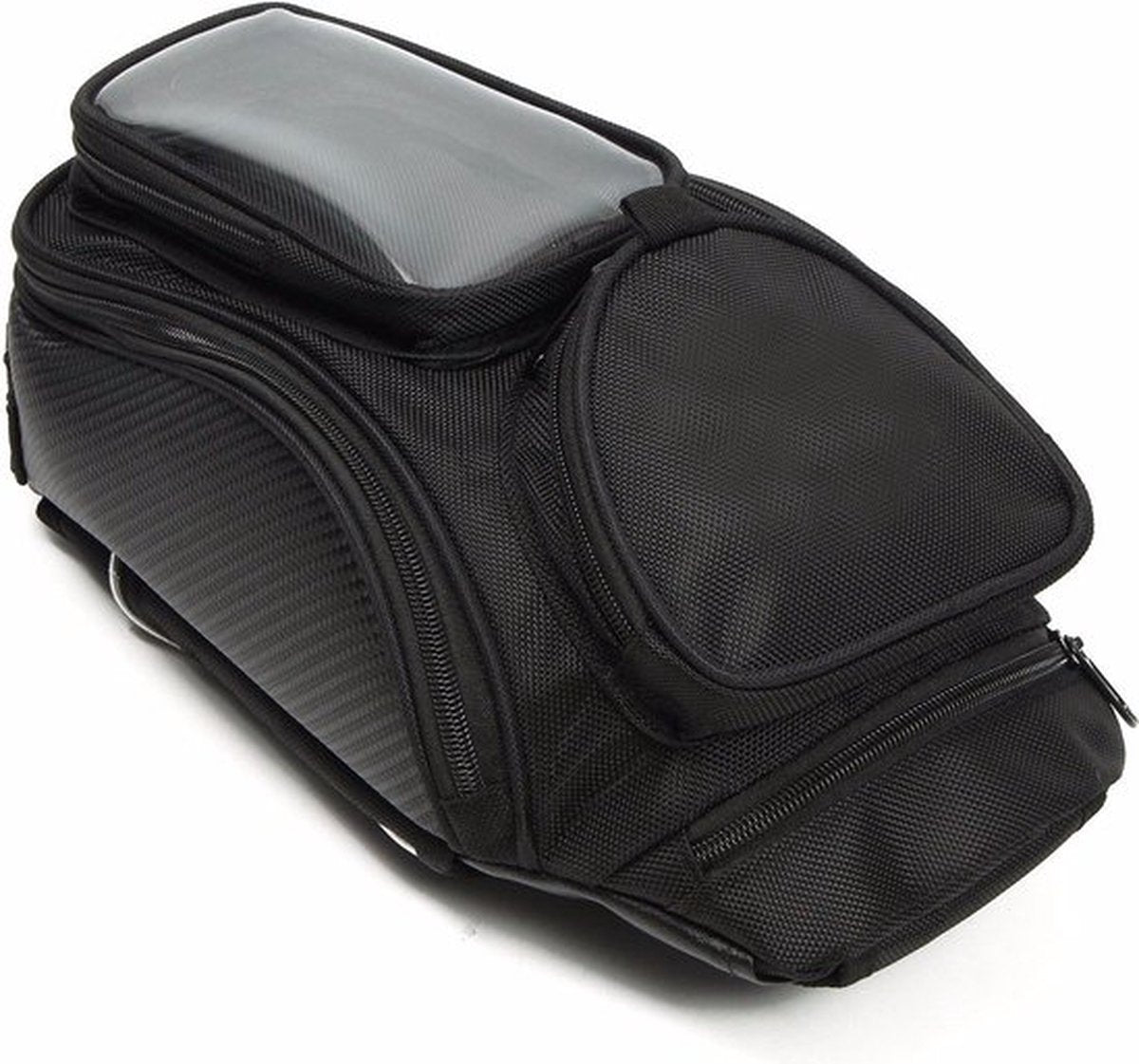 Black Phone Handlebar Tank Bag