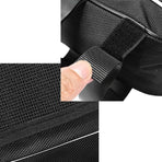 Bicycle bag - Driehoek bag for electric mountain bike battery - Waterproof Oxford cloth box - Large modification - Bicycle box - Bicycle storage tool set (39 x 36 x 22 cm)