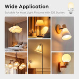Set of 2 USB rechargeable bulbs with remote control - Battery-operated lamp bulbs - Rechargeable RGB color-changing bulbs - 12 color temperatures - Adjustable brightness - Wireless night light - 800 lm