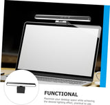 Clip-on desk lamp - LED desk lamp - Clip-on desk lamp - Dimmable - Home office - Reading lamp - Clip-on lamp - Black - Side View