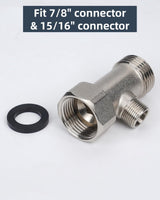 Bidet T-adapter, Metal T-valve for bidet (7/8