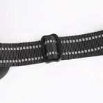 Nixnix - Dog Harness - Size L - Anti-Trek Harness - Dog Harness - Y-Shaped Dog Harness - Reflective - Black